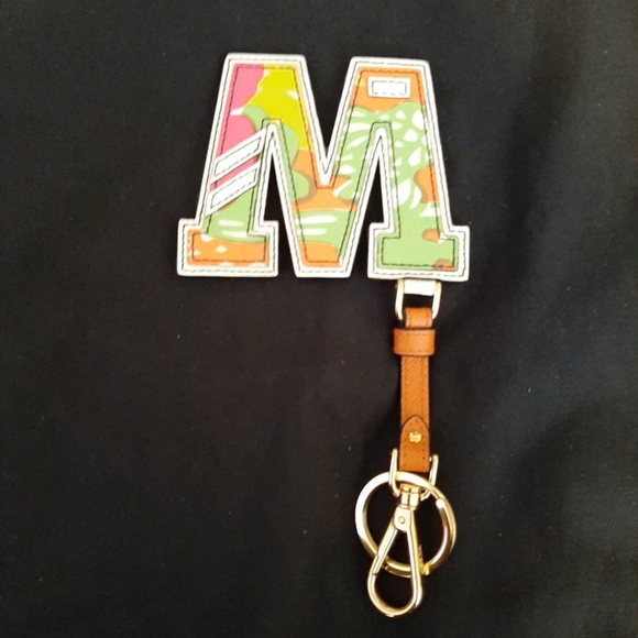 Prada leather letter keychain - Picture 3 of 4